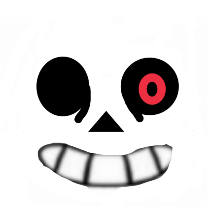 Horror sans face Roblox decal