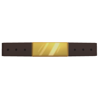 R6 Brown Gold Belt (1.0) Roblox item