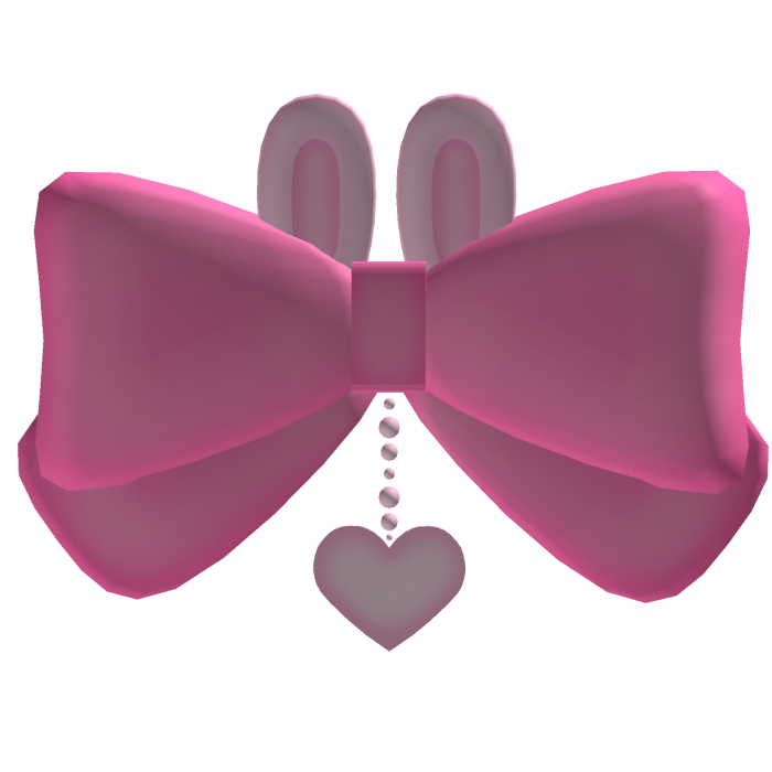 Cute Adorable Pink Bunny  Bow
