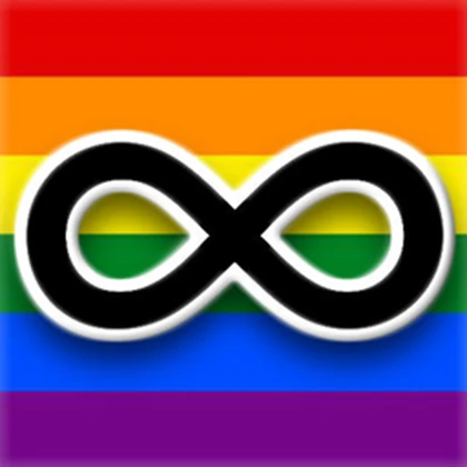 LGBTQ+ Infinity Roblox group icon