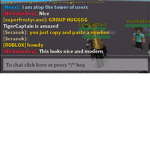 come and chat in a group.