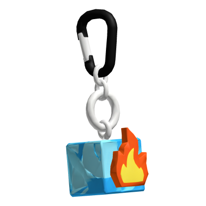 Fire Bottle Keychain