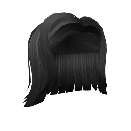 Roblox Item Short Straight Preppy Bob Hair - Black