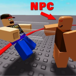 Play against an NPC (Last to leave circle wins) icon