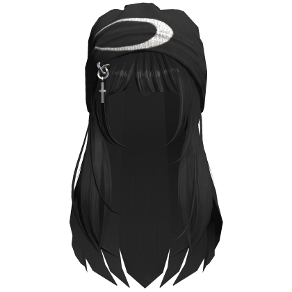 Y2K Black Beanie Hair (Black) Roblox item