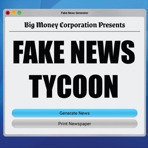 Fake News Tycoon official Roblox game thumbnail