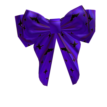 Violet Halloween Bow