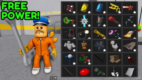 [FREE POWER!] POLICE BOY ESCAPE PRISON!