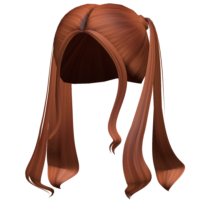 -',ৎ Ginger Over the Shoulder Preppy Pigtails