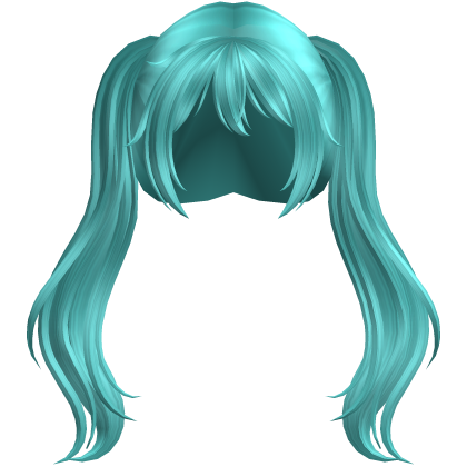Hatsune Miku vocaloid blue hair