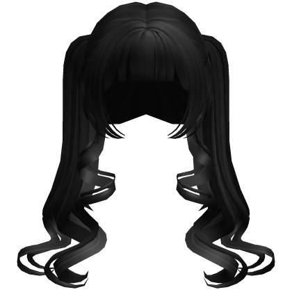 Anime School-Girl Twintails (Black) Roblox item