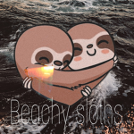 Beachy sloths