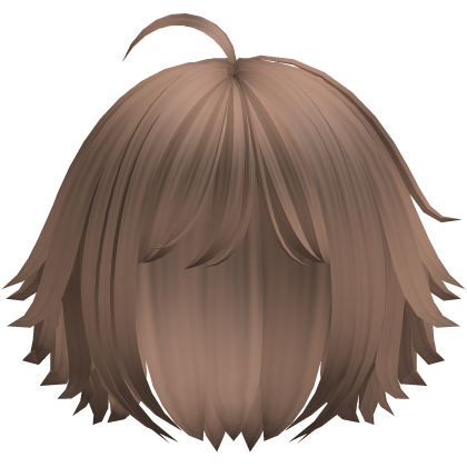  cute messy short bob in light brown