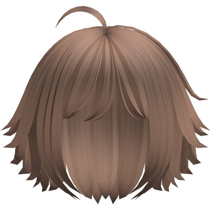  cute messy short bob in light brown
