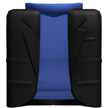 Blue Turtleneck with Black Suit