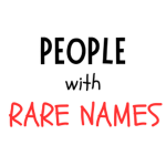 People with Rare Names