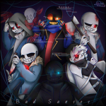 =) sans