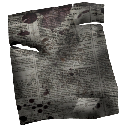 Grunge Horror Emo Face Letter Paper Roblox item