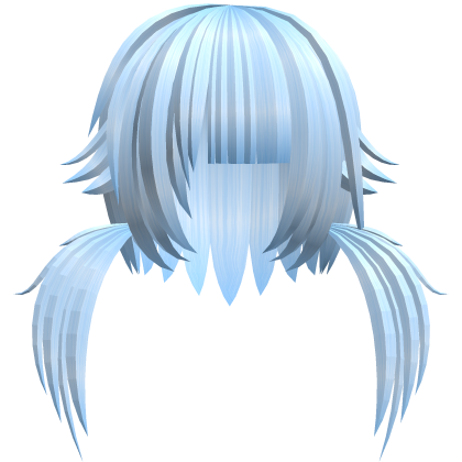 (=XᆺX=) soft scene neko pigtails in light blue Roblox item