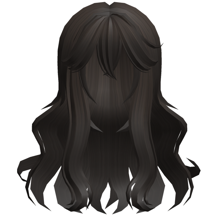 ♡ ꒰ fluffy anime dark brown moe wavy hair ꒱ ♡