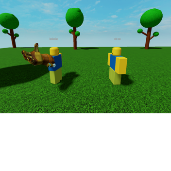 Fling people with glove