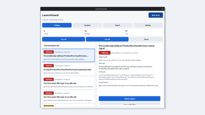 LaunchGuard - Pre-Publish Scanner preview 1