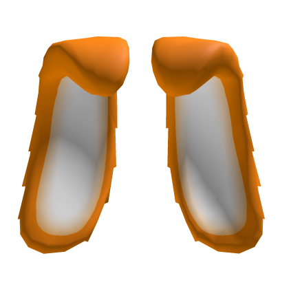 Orange Floppy Bunny Ears