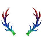Vivid Glass Antlers