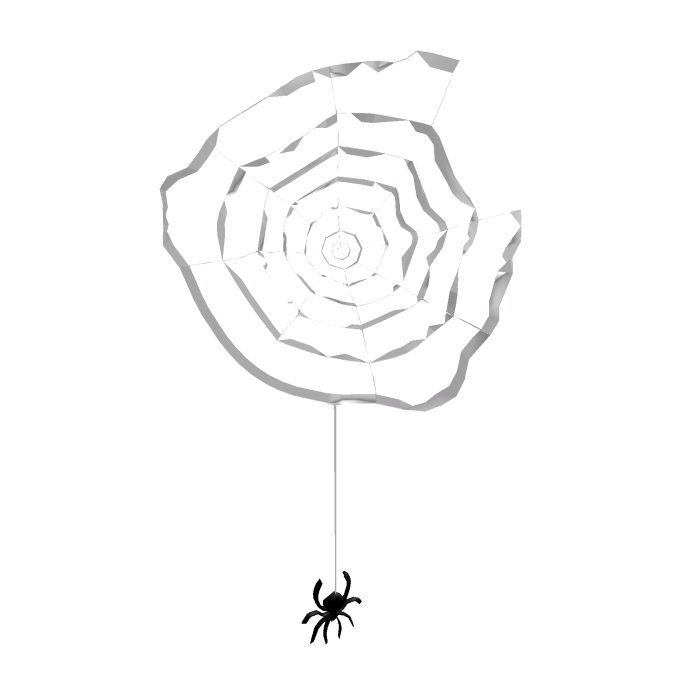 Spider cobweb Face Gothic