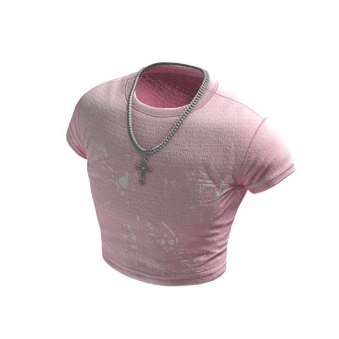 Pink Graphic Y2K Baby Tee