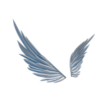 Blue Pastel Wings