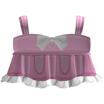 Pink Bow Ruffle Dress Y2K Cute Aesthetic