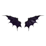 Purple Goth Vampire Wings