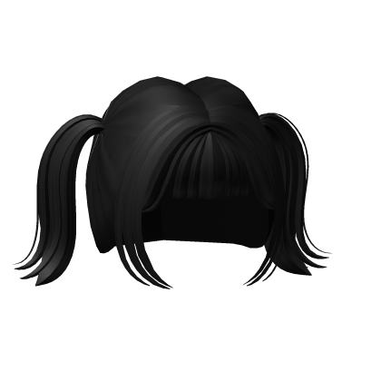 Cute Short Black Hair (Lower)
