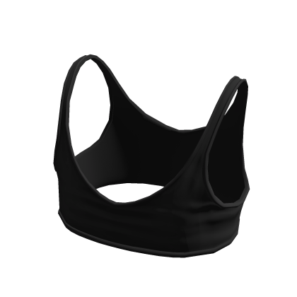 Iconic Crop Tank Top - Black thumbnail