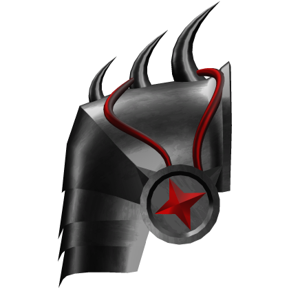Dark Red Knight Pauldron (Right)