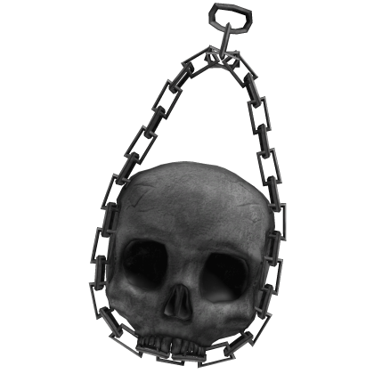 Grey Grunge Skull Waist Chain [Right] Roblox item