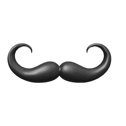 Mustache - Black Roblox item