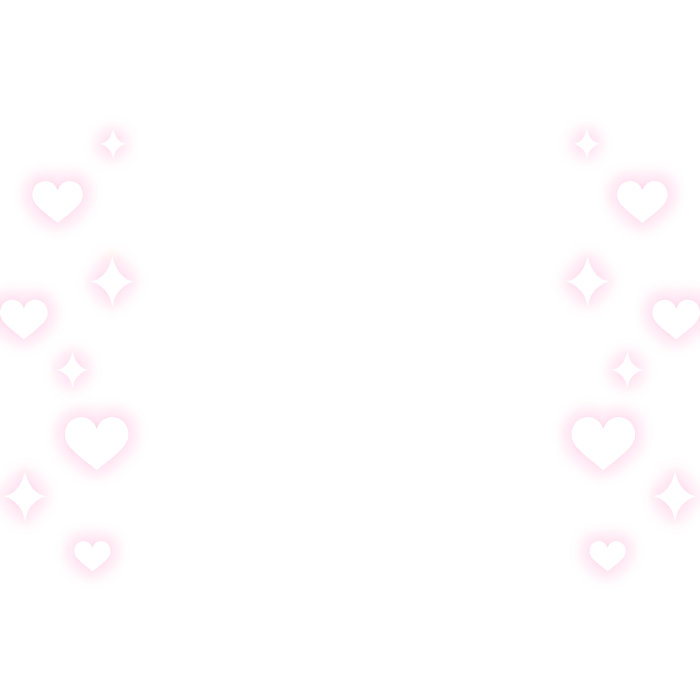 Glowing Emissive 🩷 Cute Kawaii Hearts Aura