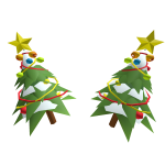 Double Christmas Trees