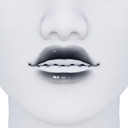 Anime Emo Shark Teeth Lips