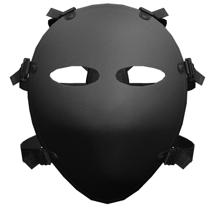 Black Bulletproof Mask