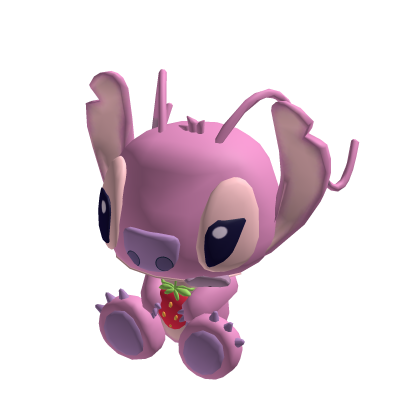 Holdable Angela Plushie alien w strawberry stitch thumbnail