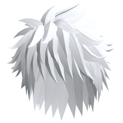 Vkei Spiky Messy Hair (White)