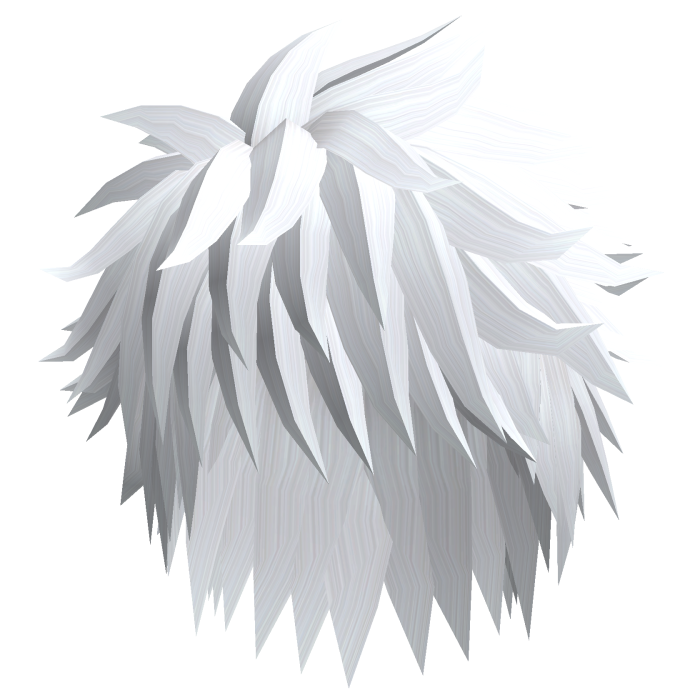Vkei Spiky Messy Hair (White)