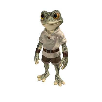 Milo the Frog R15+ Rigged Animated By Zelgraz