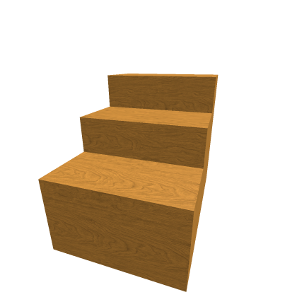 Wooden stairs.