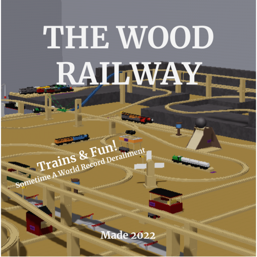 The Wood Railway (2 MILLION VISITS) official Roblox game thumbnail