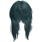 Teal Scene Hair