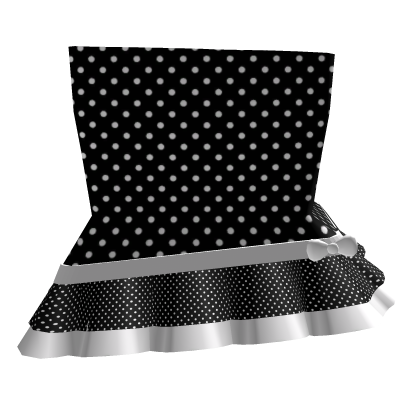 ♡ black and white polka dot dress